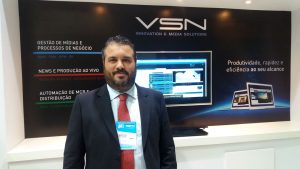 El Director de Ventas de VSN en Latinoamérica, Roberto Duif, mostró las últimas novedades de producto y desarrollos desde el stand B47.
