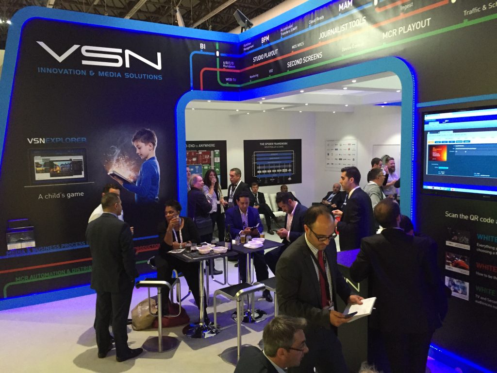 VSN's stand at IBC 2015.